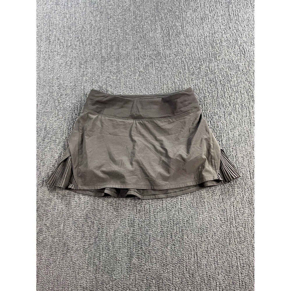 lululemon athletica dark gray pleated skort